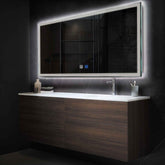 LED Spiegel Rechteckig | Touch-Schalter | Anti-Beschlag-Funktion | Neutralweißes Licht - Reyze Seria Edge Model 1
